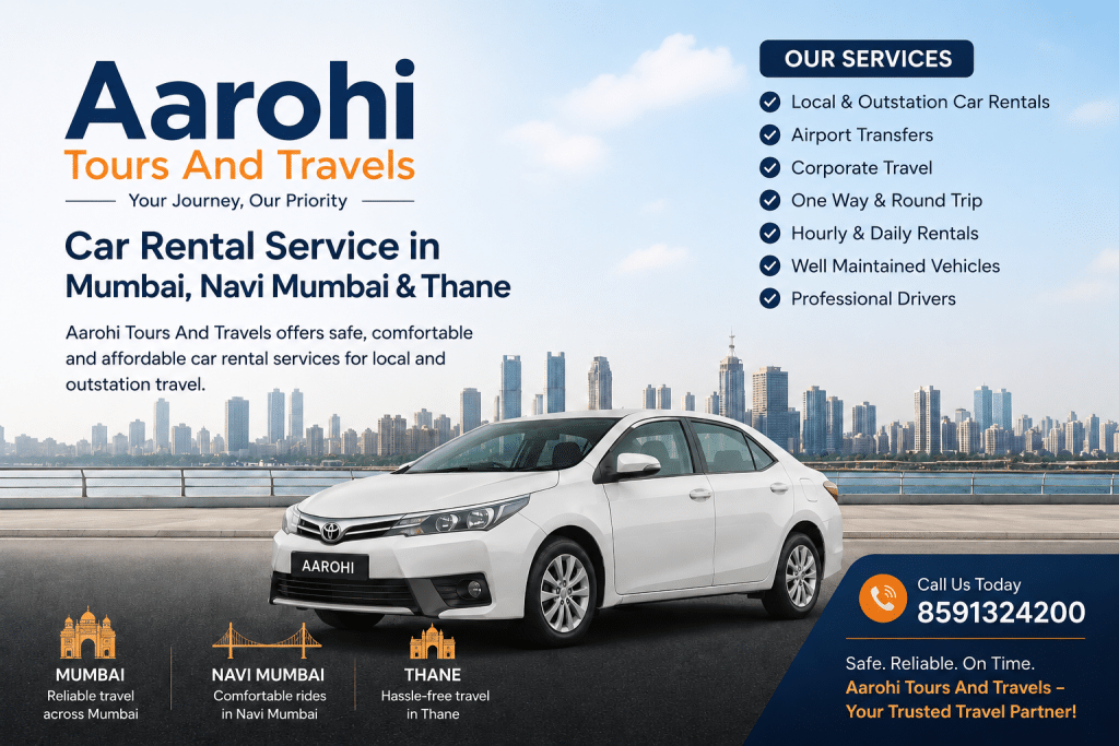 Car Rental Service in Mumbai, Navi Mumbai, and Thane